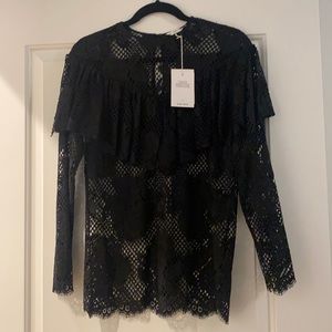 & Other Stories black lace top!